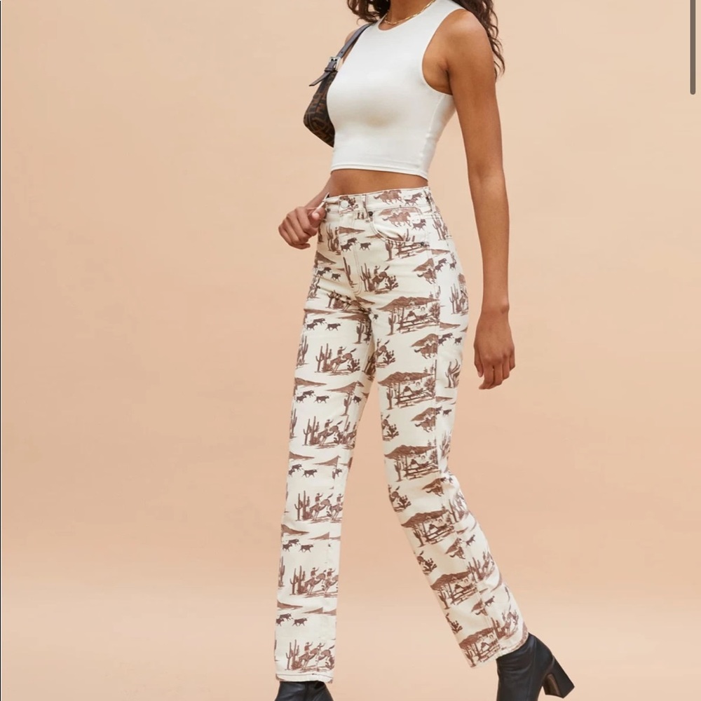 Reformation Sonora high rise straight jeans